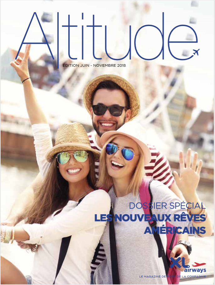 Le magazine Altitude de la compagnie XL Airways