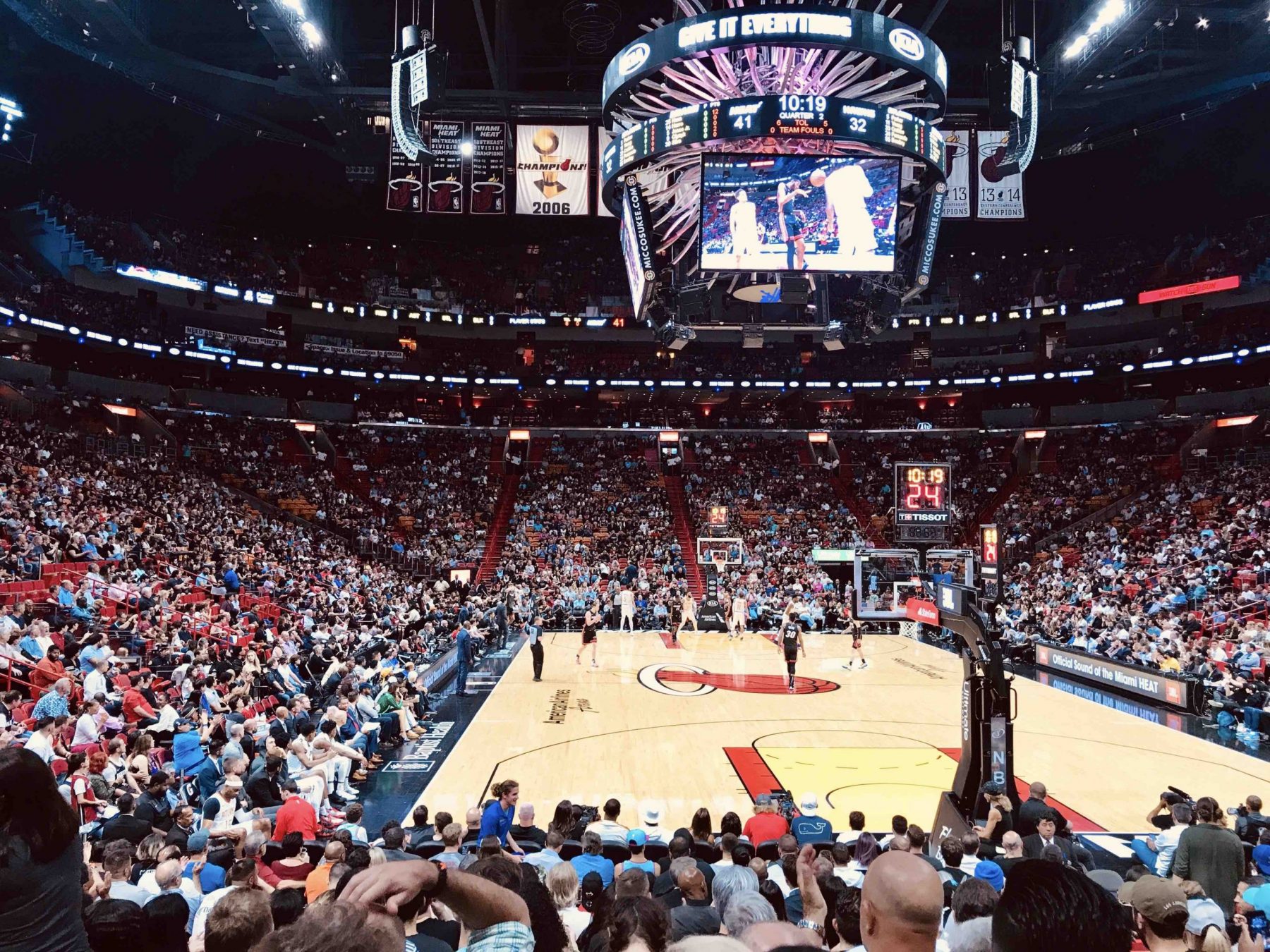 match de basketball des Miami Heat