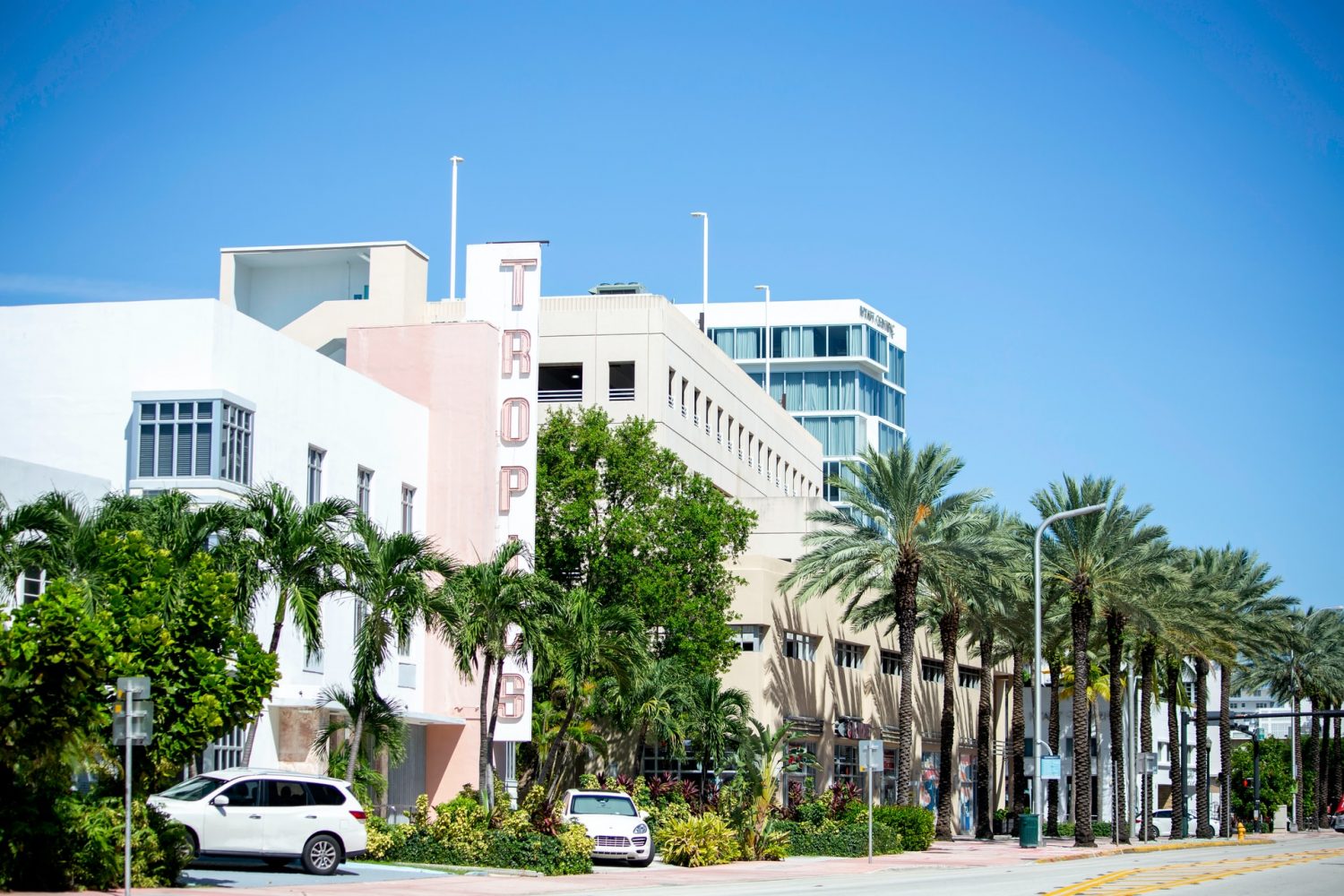 Collins Avenue et ses hôtels à Miami Beach