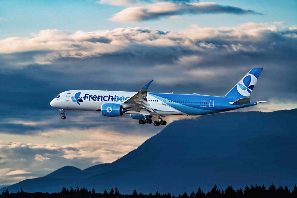 Avion de la compagnie French Bee en vol